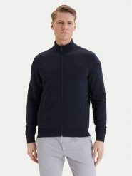 Bugatti Bluza 8750-15070E Granatowy Regular Fit. Niebieskie bluzy bez kaptura męskie Bugatti, m, z bawełny. Za 509.99 zł.