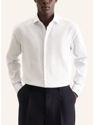 Seidensticker Koszula w kolorze błękitno-białym rozmiar: 39. Białe koszule męskie Seidensticker, bez wzorów, z bawełny, bez kołnierzyka, bez ramiączek. Za 113.10 zł.