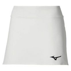 Damskie spódnico-spodenki Mizuno Flex Wos. Białe spodenki sportowe damskie Mizuno, bez wzorów, z materiału, eleganckie. Za 87.99 zł.