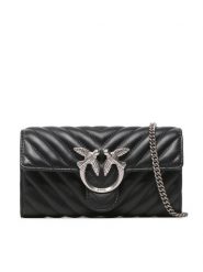 Pinko Torebka Love One Wallet C PE 23 PLTT 100062 A0GK Czarny. Czarne torebki klasyczne damskie Pinko, bez wzorów, ze skóry, wizytowe, bez kołnierzyka, bez ramiączek. Za 1,269.00 zł.