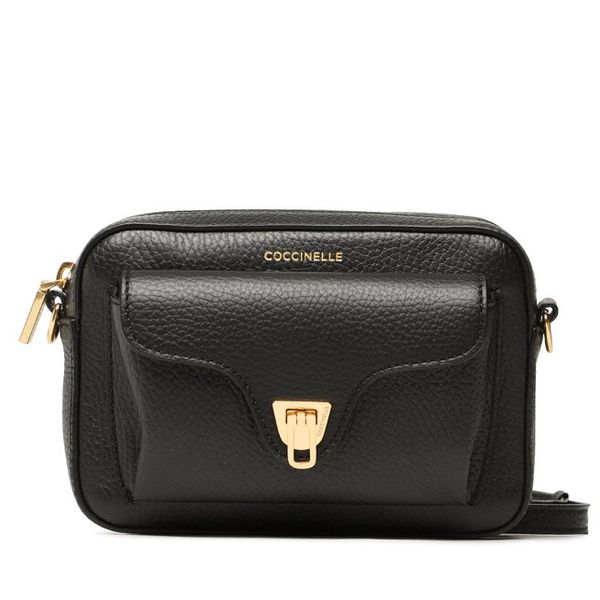 Torebka Coccinelle. Czarne listonoszki damskie Coccinelle, bez wzorów, bez dodatków. Za 769.00 zł.
