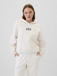 GAP Bluza w kolorze jasnoszarym rozmiar: M. Szare bluzy z kapturem damskie GAP, m. Za 122.96 zł.