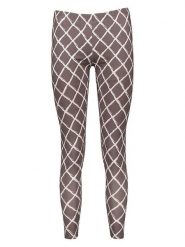 Juvia Legginsy w kolorze biało-ciemnobrązowym rozmiar: S. Brązowe legginsy damskie JUVIA, s, bez wzorów. Za 144.95 zł.
