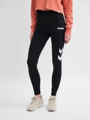 Damskie legginsy Hummel Legacy. Czarne legginsy damskie HUMMEL, xs, bez wzorów, z bawełny. Za 138.21 zł.