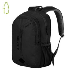Plecak Alpinus Toulouse 28 materiał PET. Czarne plecaki męskie Alpinus, bez wzorów, z materiału. Za 169.99 zł.