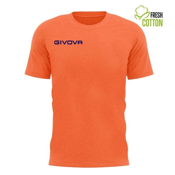 T-shirt Unisex Givova z Bawełny Pomarańczowy Fluo 4XL. Brązowe bluzki damskie Givova, xl, bez wzorów, z bawełny, bez kołnierzyka. Za 52.75 zł.