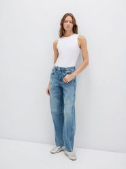 MAVI Dżinsy "Leila" - Comfort fit - w kolorze niebieskim rozmiar: W30/L28. Niebieskie jeansy damskie MAVI, z podwyższonym stanem. Za 164.45 zł.