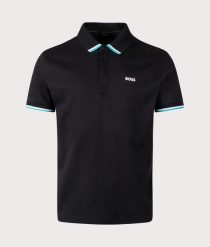 Koszulka polo BOSS Paddy Lux czarny (50538185-001). Czarne koszulki polo męskie Boss, xl, bez wzorów, bez ramiączek. Za 329.00 zł.