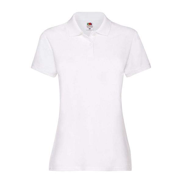 Koszulka Polo Dla Dorosłych Unisex Premium 170. Białe koszulki polo męskie Fruit of the Loom, m, bez wzorów, z bawełny, bez ramiączek. Za 73.99 zł.