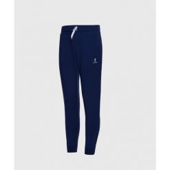 Spodnie męskie do tenisa Organic. Niebieskie spodnie materiałowe męskie NORDICDOTS, bez wzorów, z bawełny, eleganckie, z standardowym stanem. Za 235.00 zł.