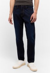 MĘSKIE SPODNIE JEANSOWE MUSTANG OREGON SLIM K DENIM BLUE 1015547 5000 942. Niebieskie spodnie sportowe męskie Mustang, z bawełny. Za 229.99 zł.