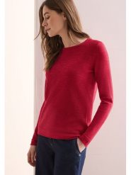 Cecil Sweter w kolorze czerwonym rozmiar: XS. Czerwone swetry klasyczne damskie Cecil, xs, bez kołnierzyka. Za 140.95 zł.