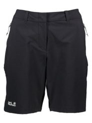 Jack Wolfskin Szorty funkcyjne "Hikeout" w kolorze czarnym rozmiar: 40. Czarne spodenki sportowe damskie Jack Wolfskin, outdoorowe. Za 202.03 zł.