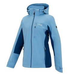 Damska wodoodporna kurtka turystyczna Bosfield z kapturem. Niebieskie kurtki damskie Regatta, m, bez wzorów, z materiału, z kapturem. Za 343.99 zł.
