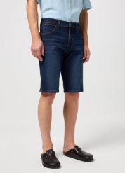 WRANGLER MĘSKIE SZORTY JEANSOWE COLTON SHORTS EASY GOING 112350823 W16C017984. Szorty męskie Wrangler, z jeansu, bez kołnierzyka. Za 169.99 zł.