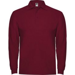 Męska Koszulka Polo Z Długim Rękawem Estrella. Czerwone koszulki polo męskie ROLY, l, bez wzorów, bez ramiączek. Za 70.99 zł.