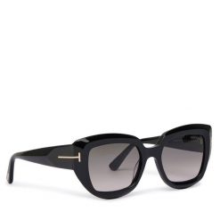 Okulary przeciwsłoneczne Tom Ford. Czarne okulary przeciwsłoneczne damskie Tom Ford. Za 1,149.00 zł.