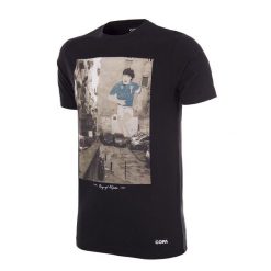 Koszulka dla dorosłych - Rei de Nápoles - Czarny. Czarne t-shirty sportowe męskie COPA FOOTBALL, m, bez ramiączek, do piłki nożnej. Za 190.70 zł.