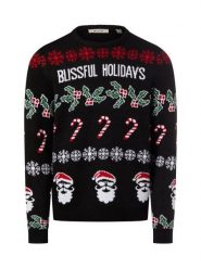 Only&Sons sweter z dzianiny Mężczyźni Sztuczne włókno czarny|wielokolorowy, S. Czarne swetry męskie Only&Sons, m, bez wzorów, z dzianiny, bez kołnierzyka. Za 79.95 zł.