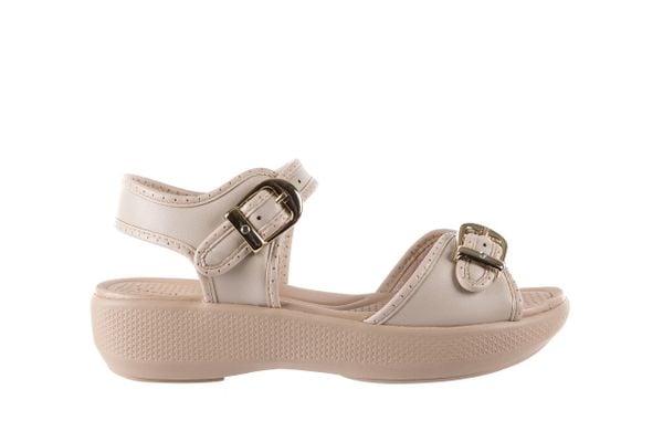 Sandały Azaleia 355 788 Napa Ivory, Beż, Materiał - 38. Brązowe sandały damskie Azaleia, bez wzorów, z materiału, bez obcasa. W wyprzedaży za 62.10 zł.