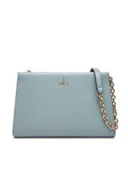 Furla Torebka Camelia Mini Crossbody WE00528 ARE000 CN 3963S Błękitny. Niebieskie torebki wieczorowe Furla, bez wzorów, ze skóry, wizytowe, bez kołnierzyka, bez ramiączek. Za 749.99 zł.