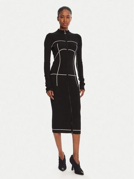 Patrizia Pepe Kardigan 8A1522 K265 FG09 Czarny Regular Fit. Czarne kardigany damskie Patrizia Pepe, bez wzorów, z syntetyku. Za 899.99 zł.