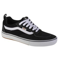 Buty sportowe do chodzenia unisex, Vans Twill Kyle Walker. Szare buty sportowe na co dzień damskie Vans, bez wzorów, trekkingowe. Za 249.99 zł.
