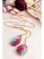 Pierres delicates Pozłacany naszyjnik z elementami ozdobnymi - dł. 60 cm rozmiar: onesize. Żółte naszyjniki damskie Pierres delicates, pozłacane. Za 43.99 zł.