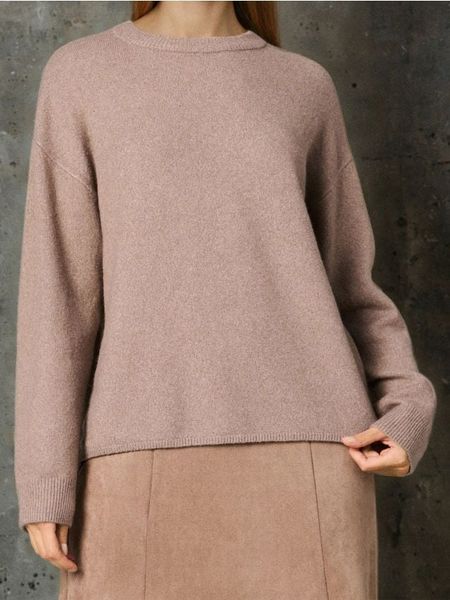 Sweter chunky z domieszką wełny - brązowy. Brązowe swetry klasyczne damskie Sinsay, l, z wełny, bez kołnierzyka. Za 59.99 zł.
