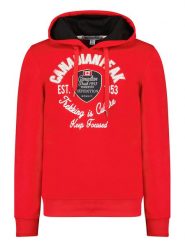 Canadian Peak Bluza "Garleak" w kolorze czerwonym rozmiar: XXL. Czerwone bluzy z kapturem męskie Canadian Peak, xxl. Za 105.14 zł.