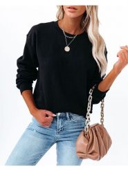 Milan Kiss Bluza w kolorze czarnym rozmiar: S. Czarne bluzy bez kaptura damskie Milan Kiss, s. Za 126.99 zł.