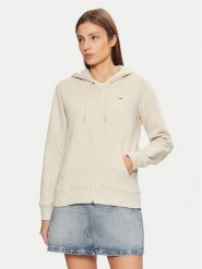 Tommy Jeans Bluza Flag DW0DW19729 Beżowy Regular Fit. Brązowe bluzy bez kaptura damskie Tommy Jeans, xs, z bawełny. Za 369.99 zł.