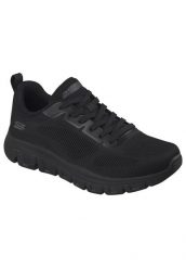 Buty SKECHERS 118205S Czarny. Czarne buty fitness męskie Skechers, z materiału, bez zapięcia, na fitness i siłownię. Za 264.99 zł.