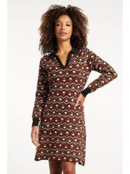 Smashed Lemon Sukienka dzianinowa w kolorze jasnobrązowym rozmiar: S. Brązowe sukienki damskie Smashed Lemon, na co dzień, s, bez wzorów, z dzianiny, bez kołnierzyka, bez ramiączek, midi, proste. Za 143.99 zł.