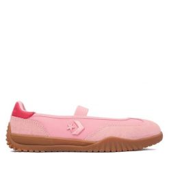 Baleriny Converse. Czerwone baleriny damskie Converse, bez wzorów, bez obcasa. Za 349.99 zł.