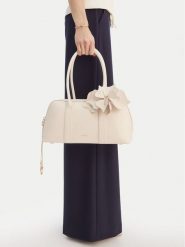 GINO ROSSI Torebka C-LDA8017A Écru. Białe torebki klasyczne damskie Gino Rossi, bez wzorów, z materiału, bez dodatków. Za 249.99 zł.