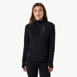 Bluza Wędrówki Kobieta Ultra Light Szybkoschnący. Niebieskie bluzy z kapturem damskie SWEDEMOUNT, xl, bez wzorów, z elastanu, bez kaptura. Za 163.99 zł.