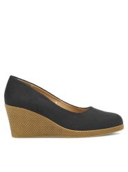Clara Barson Półbuty WYL3760-2 Granatowy. Niebieskie półbuty damskie Clara Barson, bez wzorów, z materiału, bez obcasa, na koturnie. Za 119.99 zł.