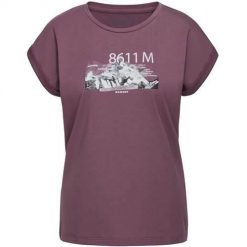 Koszulka sportowa damska Mammut Mountain. Fioletowe bluzki sportowe damskie Mammut, l, bez wzorów, bez ramiączek. Za 482.00 zł.
