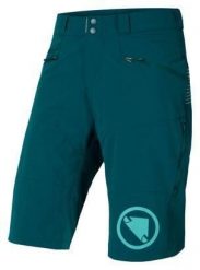 Spodenki rowerowe męskie Endura Singletrack II Short. Niebieskie szorty męskie ENDURA, bez wzorów, z materiału. Za 359.99 zł.