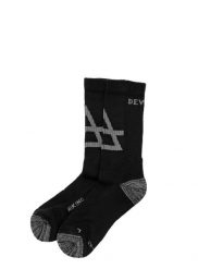 Skarpety turystyczne Devold Hiking Merino Medium Sock. Czarne skarpetki damskie Devold, bez wzorów, z elastanu. Za 154.55 zł.