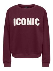 ONLY Bluza w kolorze bordowym rozmiar: S. Czerwone bluzy bez kaptura damskie Only, s. Za 85.45 zł.