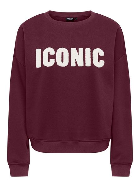 ONLY Bluza w kolorze bordowym rozmiar: S. Czerwone bluzy bez kaptura damskie Only, s. Za 85.45 zł.