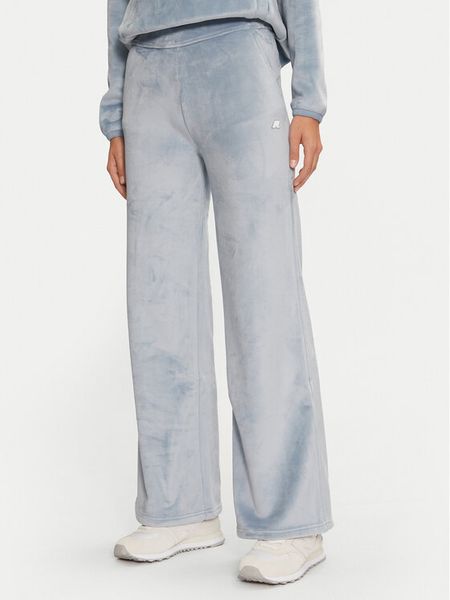 K-Way Spodnie dresowe Jenny K7128CW Niebieski Relaxed Fit. Niebieskie spodnie dresowe damskie k-way, l, bez wzorów, z dresówki. Za 289.99 zł.