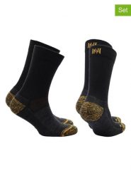 Norfolk Skarpety (2 pary) w kolorze czarno-żółtym rozmiar: 35-38. Czarne skarpetki męskie Norfolk, bez wzorów, z materiału. Za 104.99 zł.