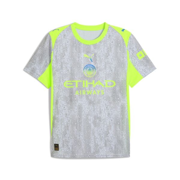 Męska trzecia koszulka Manchester City 25/26 PUMA. Niebieskie t-shirty sportowe męskie Puma, m, bez ramiączek, do piłki nożnej. W wyprzedaży za 403.00 zł.
