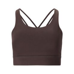 Biustonosz dla kobiet Athlecia Lavigne. Brązowe biustonosze sportowe damskie Athlecia, bez wzorów. Za 150.00 zł.