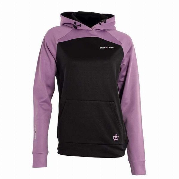 Bluza z kapturem Black Crown Merida Rosa/Negro. Czarne bluzy sportowe damskie BLACK CROWN, xs, bez wzorów, z materiału, bez ramiączek, długie, z kapturem. Za 217.35 zł.