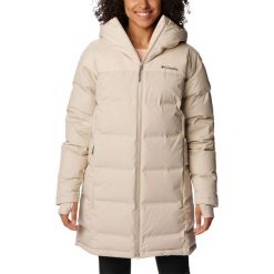Kurtka puchowa damska Columbia Opal Hill Mid Down. Brązowe kurtki damskie Columbia, xl, bez wzorów, z puchu, bez kaptura, narciarskie. Za 1,499.00 zł.