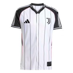 Koszulka kibica baseballowego US Juventus Turyn 2025/26. Białe t-shirty sportowe męskie Adidas, xs, z materiału, bez ramiączek, do piłki nożnej. Za 409.74 zł.